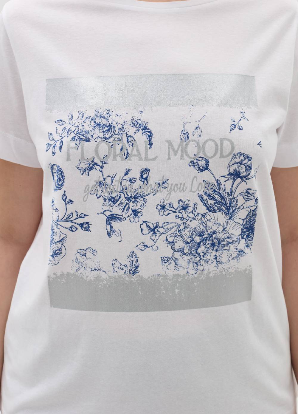 MYA T-shirt con stampa in foil Curvy Liquidazione