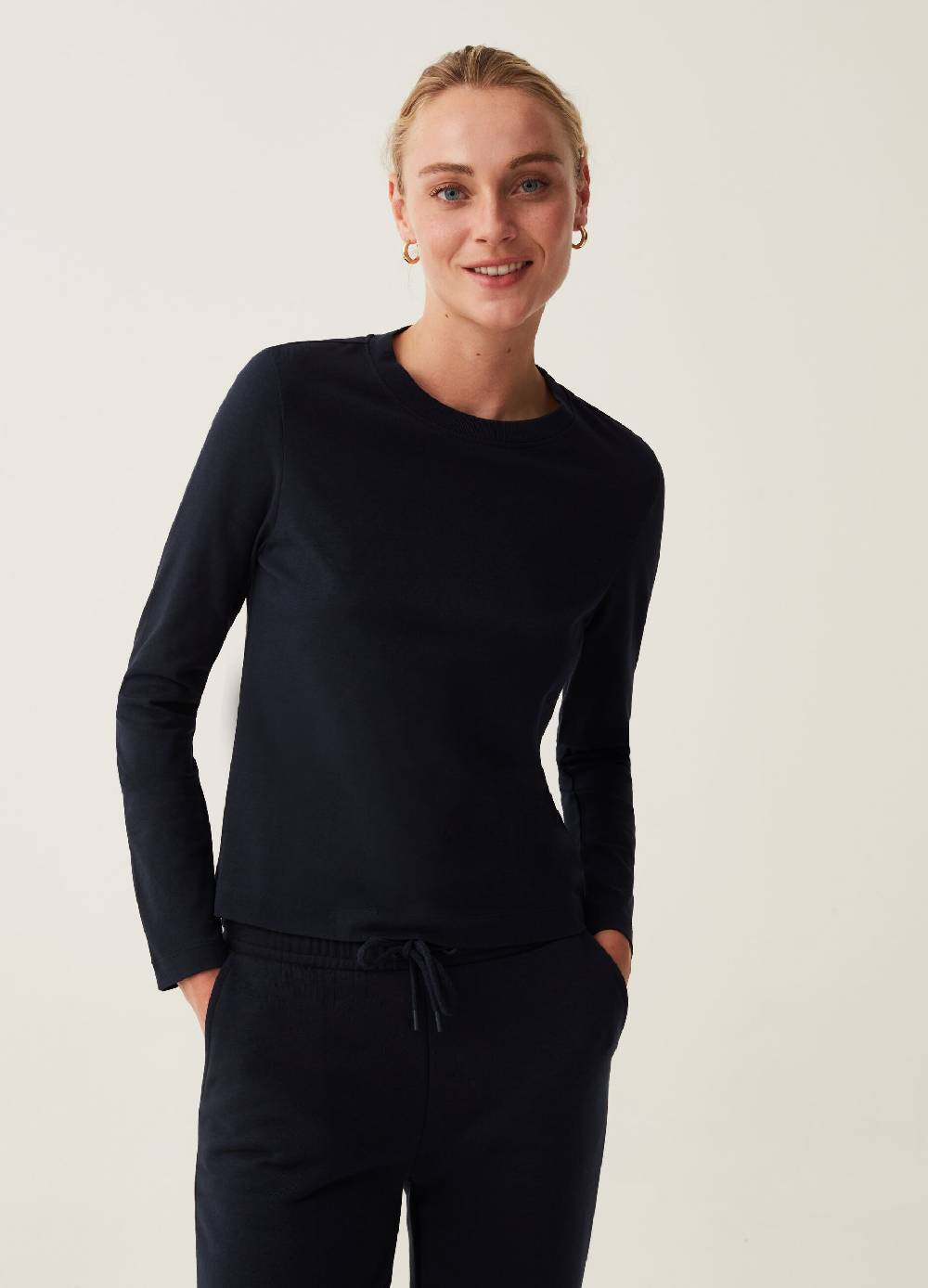 OVS T-shirt a maniche lunghe in cotone Online