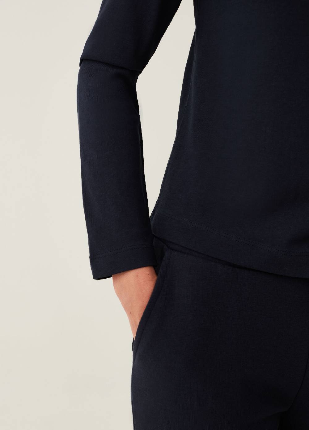 OVS T-shirt a maniche lunghe in cotone Online