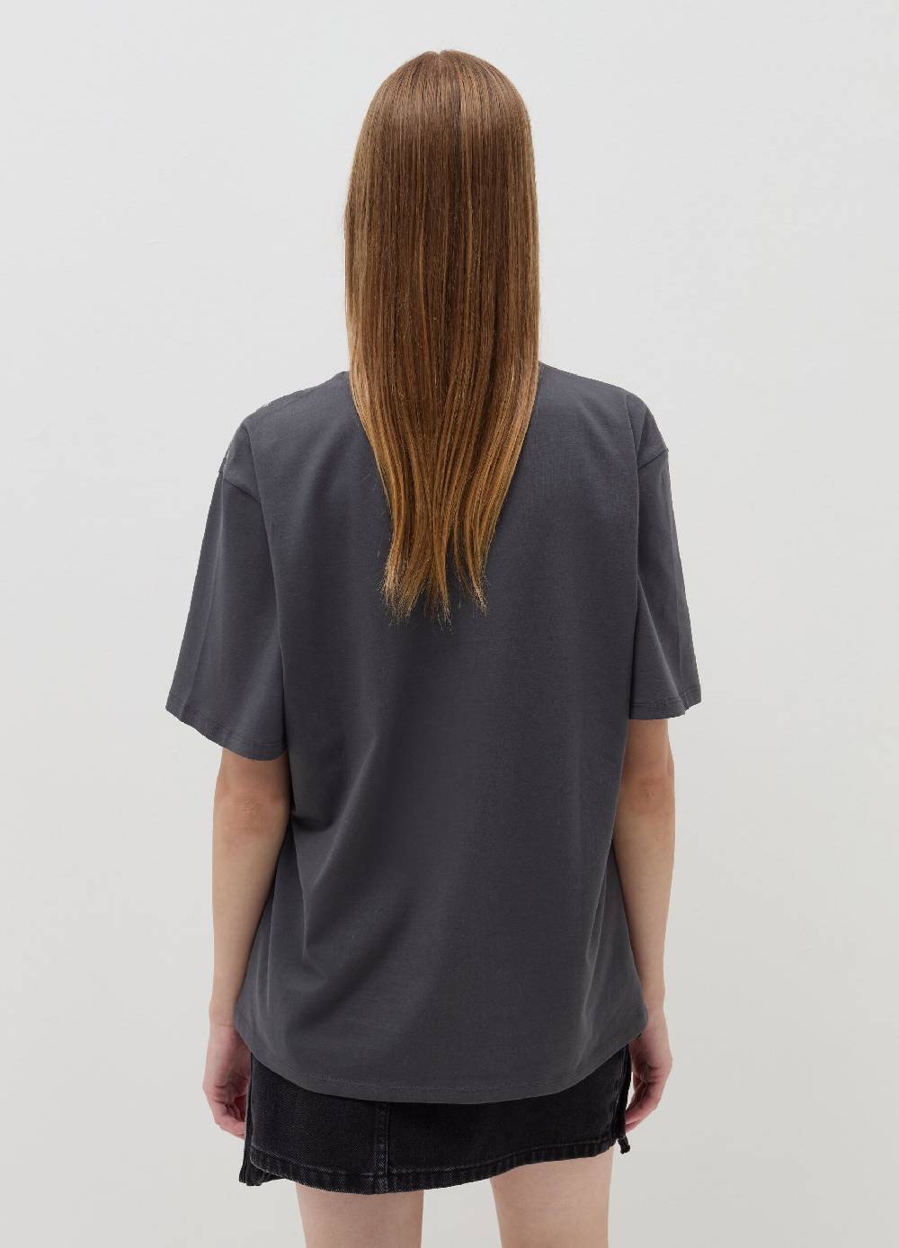 B. ANGEL T-shirt relaxed fit con stampa in foil Saldi