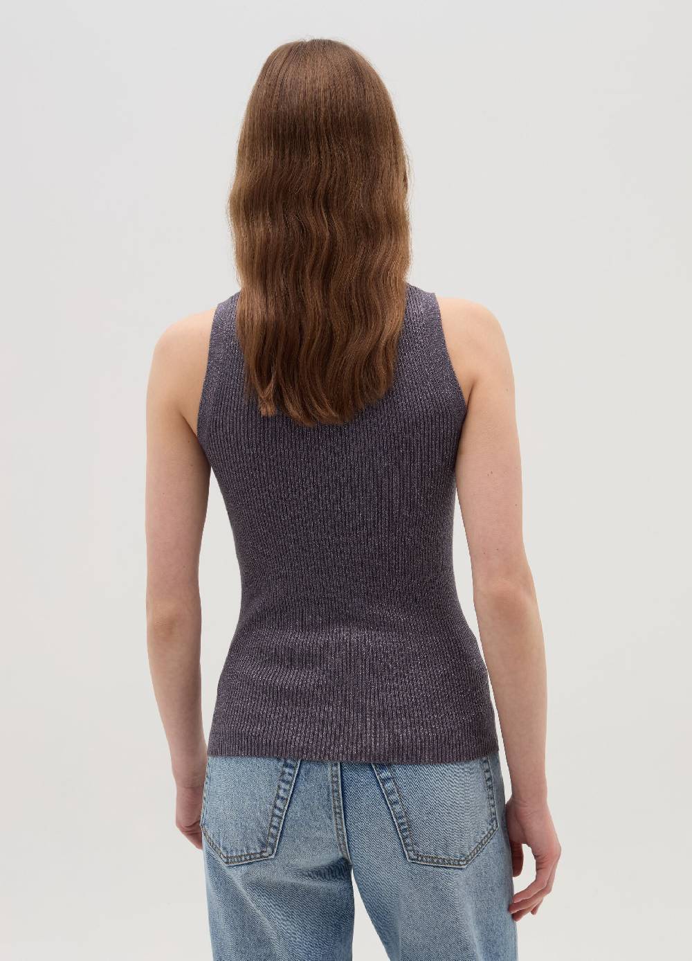 OVS Tank top a costine con lurex Offerte