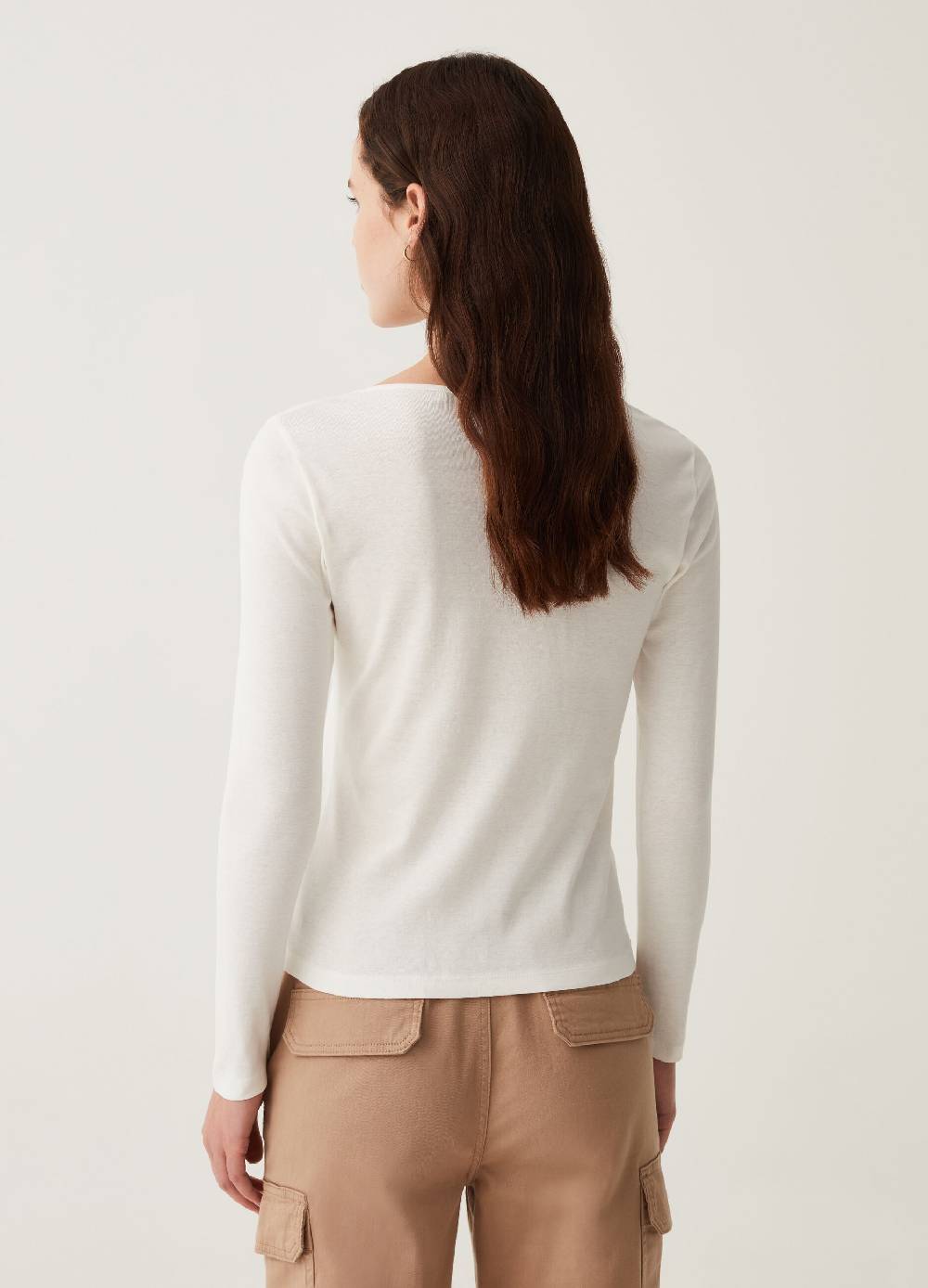 OVS T-shirt con apertura a goccia Moda