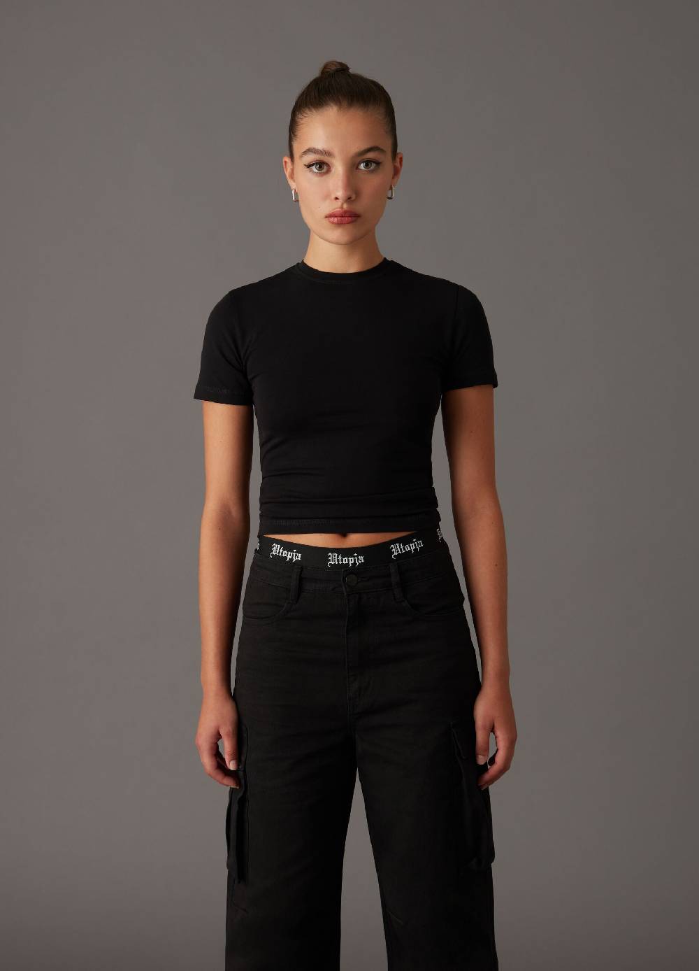 UTOPJA T-shirt second skin Black 2025