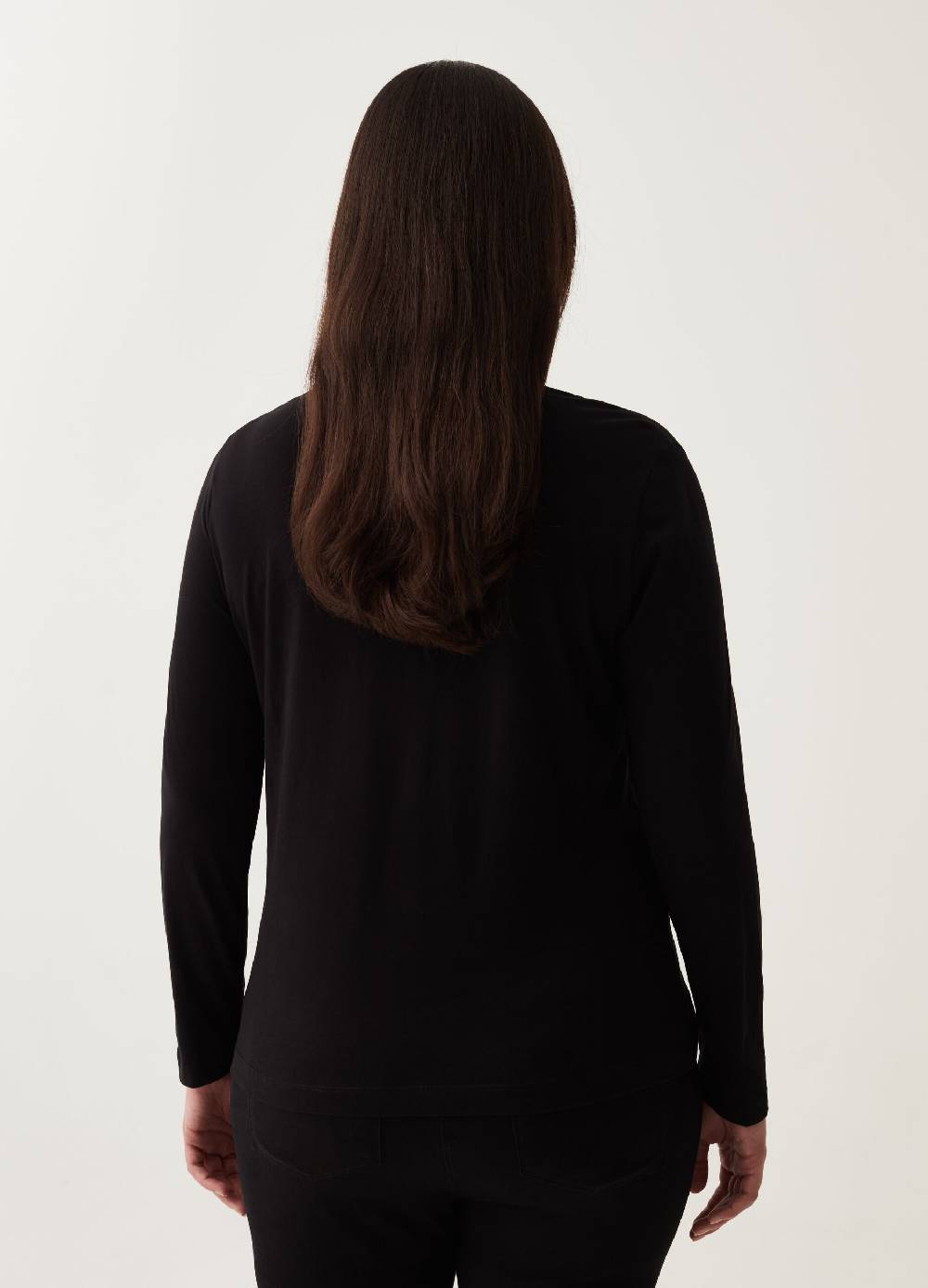 MYA T-shirt a maniche lunghe con laccetto Curvy Vendita