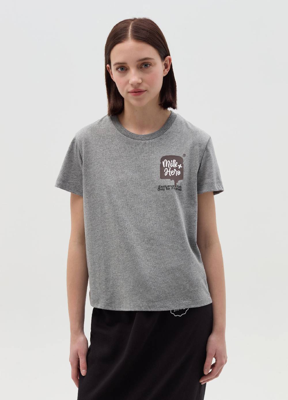 MILK+HERO T-shirt girocollo in cotone Qualità Garantita