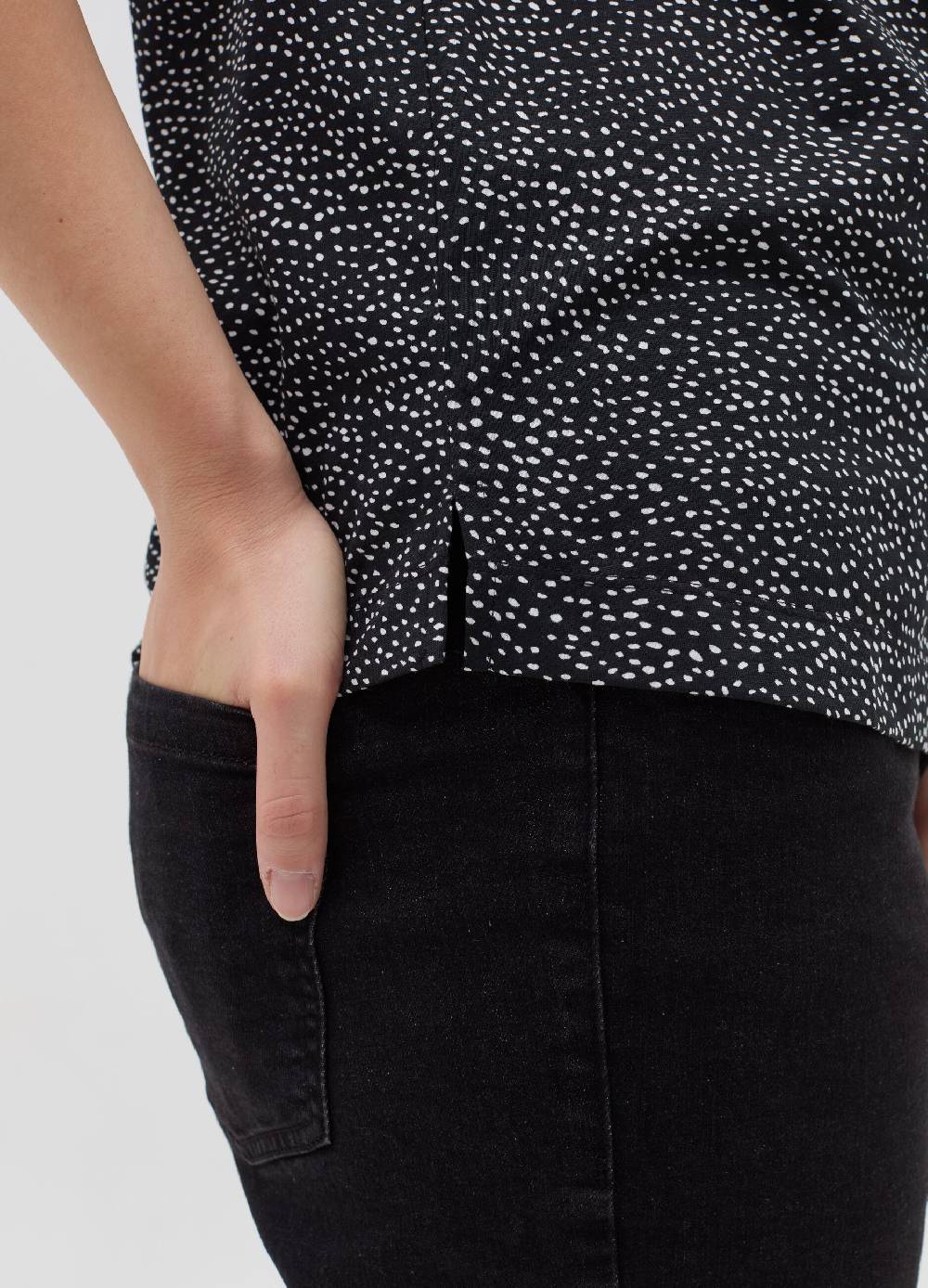 MYA T-shirt con stampa all-over Curvy Promozione Limitata