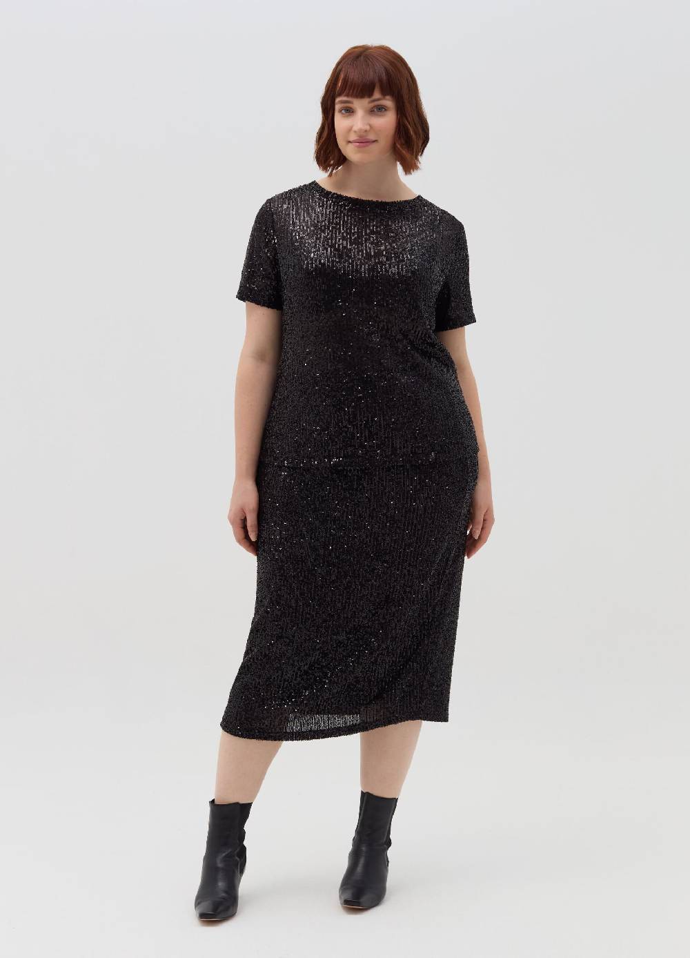 MYA T-shirt con paillettes Curvy Economico