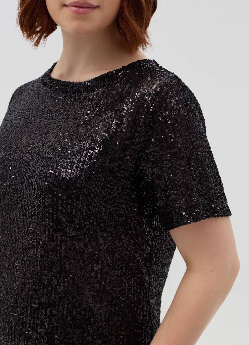 MYA T-shirt con paillettes Curvy Economico
