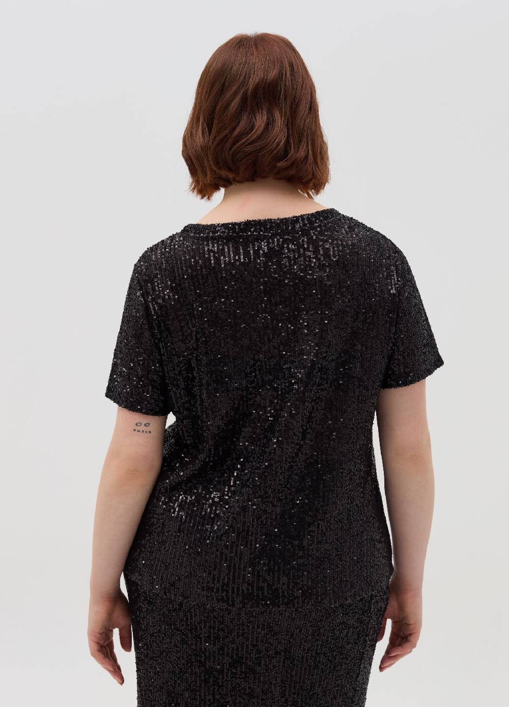 MYA T-shirt con paillettes Curvy Economico