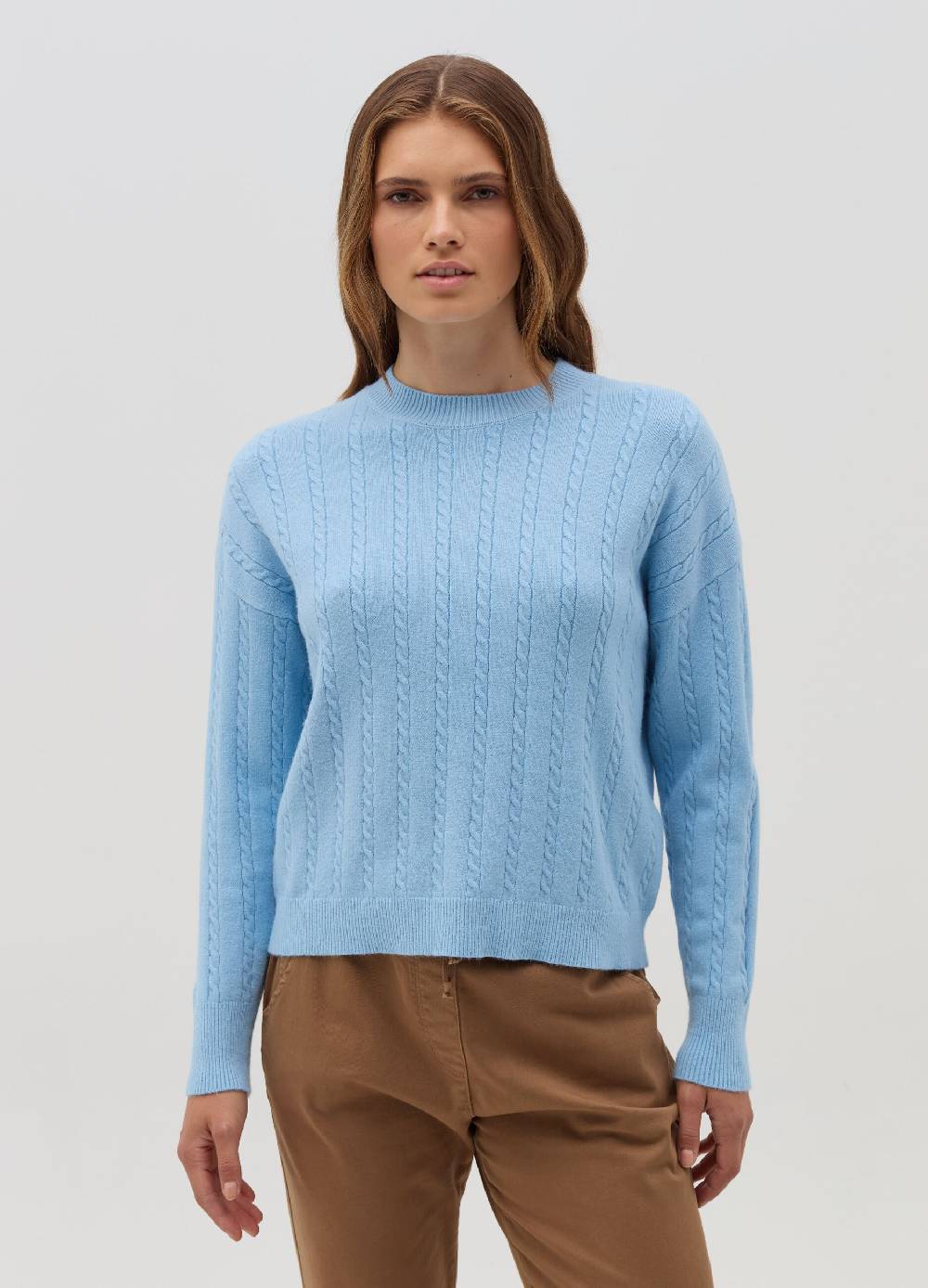 HYBRID Pullover a coste con lavorazione intrecciata Offerte