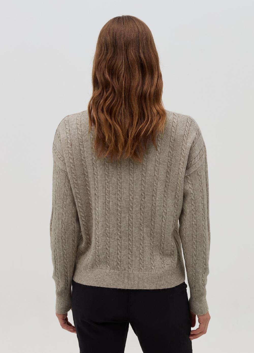 HYBRID Pullover a coste con lavorazione intrecciata Vendita Calda