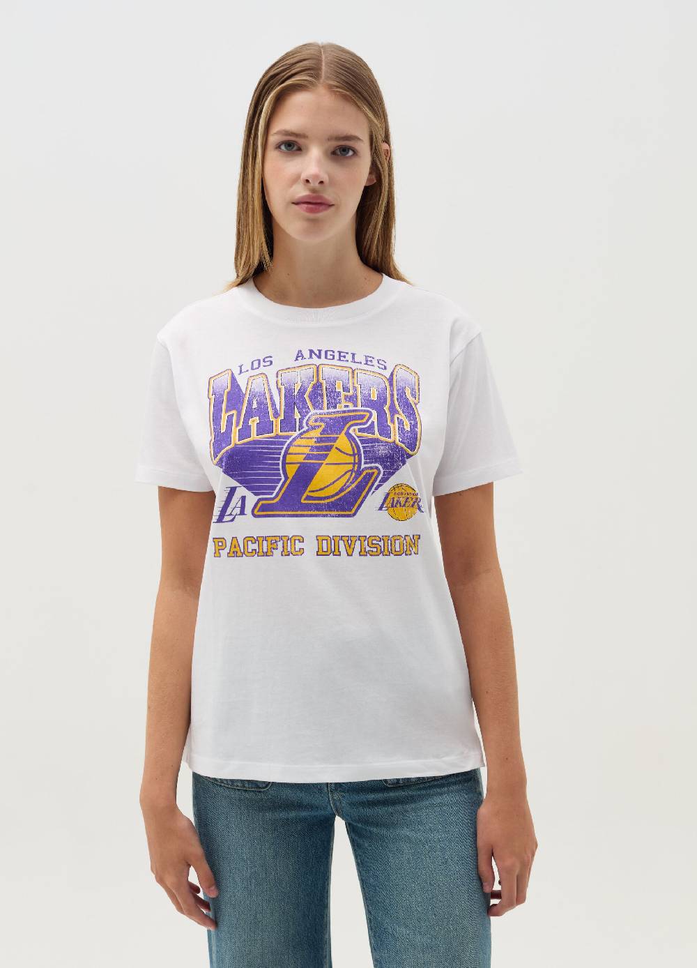 NBA T-shirt con stampa Los Angeles Lakers Vendite Flash