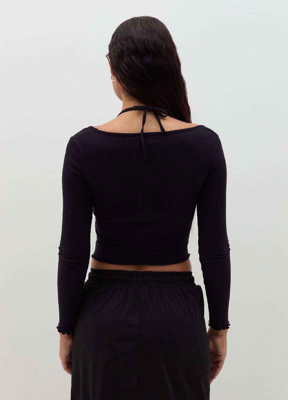 B. ANGEL T-shirt crop con canotta interna Italy