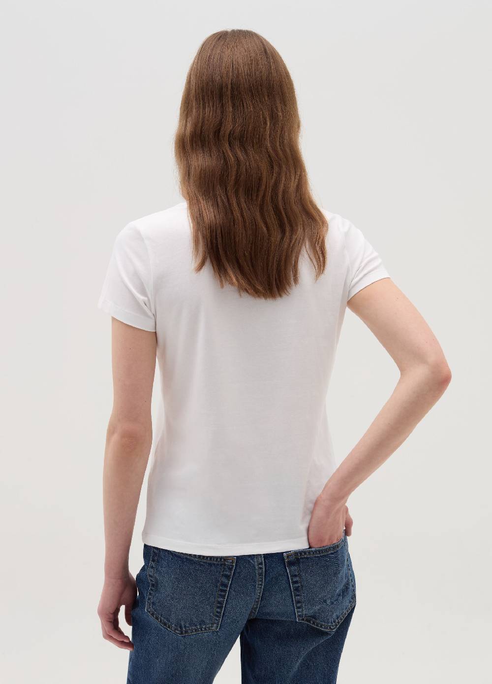 OVS T-shirt tinta unita con scollo a V In Linea