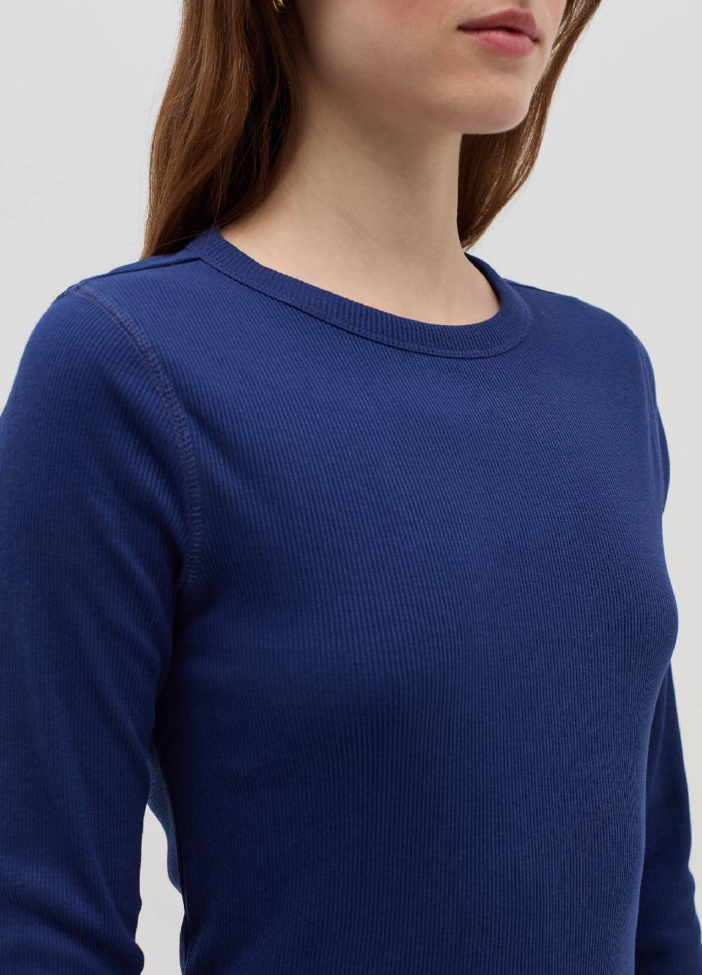 OVS T-shirt a costine con maniche lunghe Nuovo