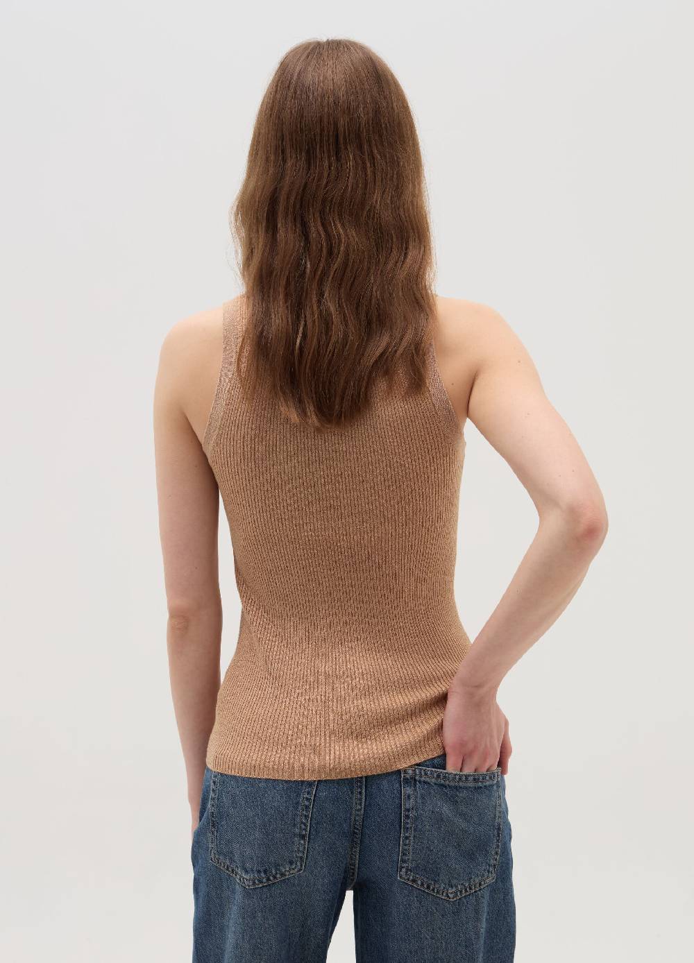 OVS Tank top a costine con lurex Qualità