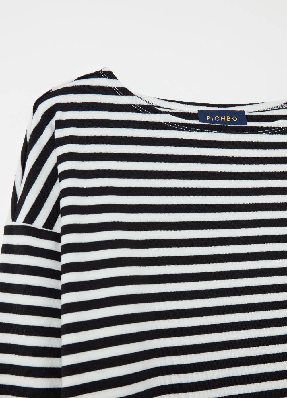 PIOMBO T-shirt a righe con maniche lunghe Promozione