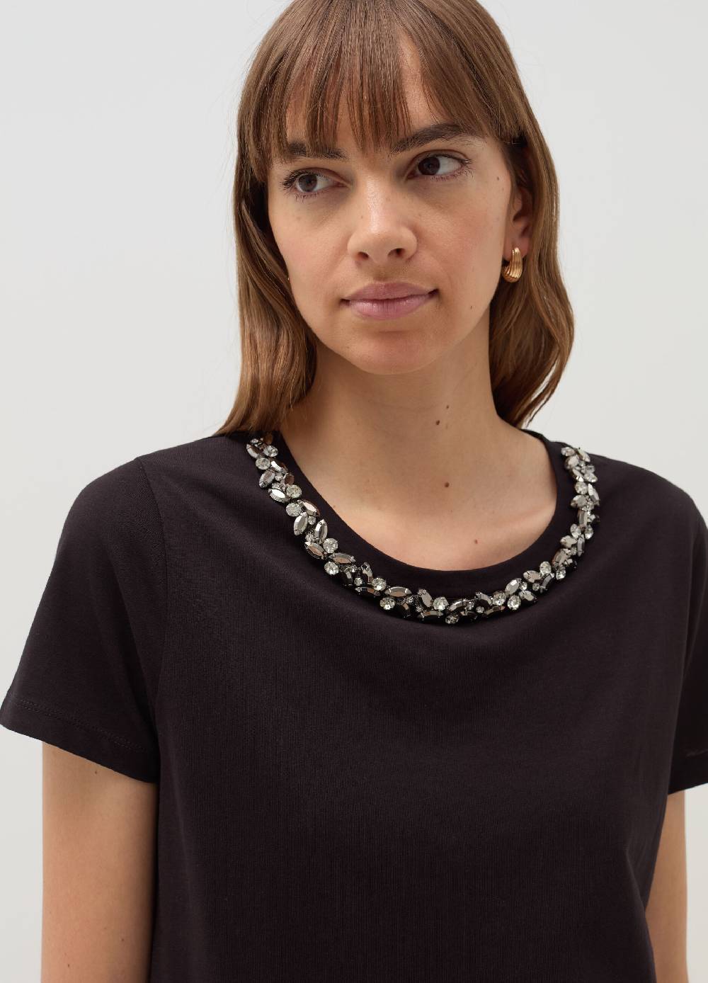 OVS T-shirt girocollo con applicazioni gioiello Consegna Veloce