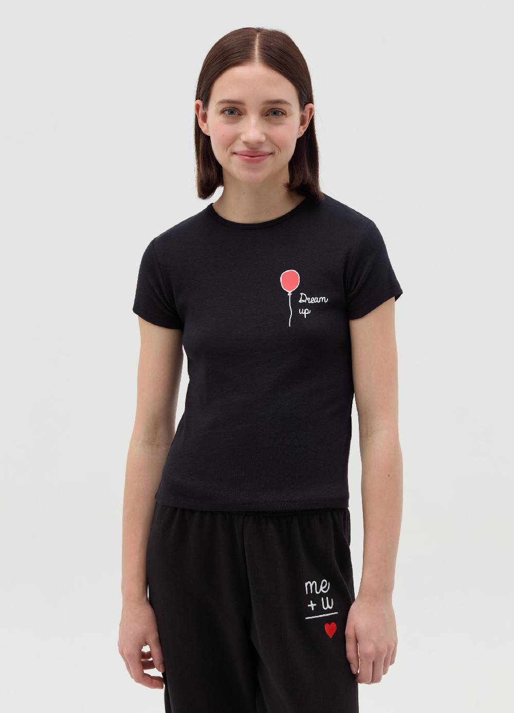 MILK+HERO T-shirt girocollo con stampa Promozione Limitata