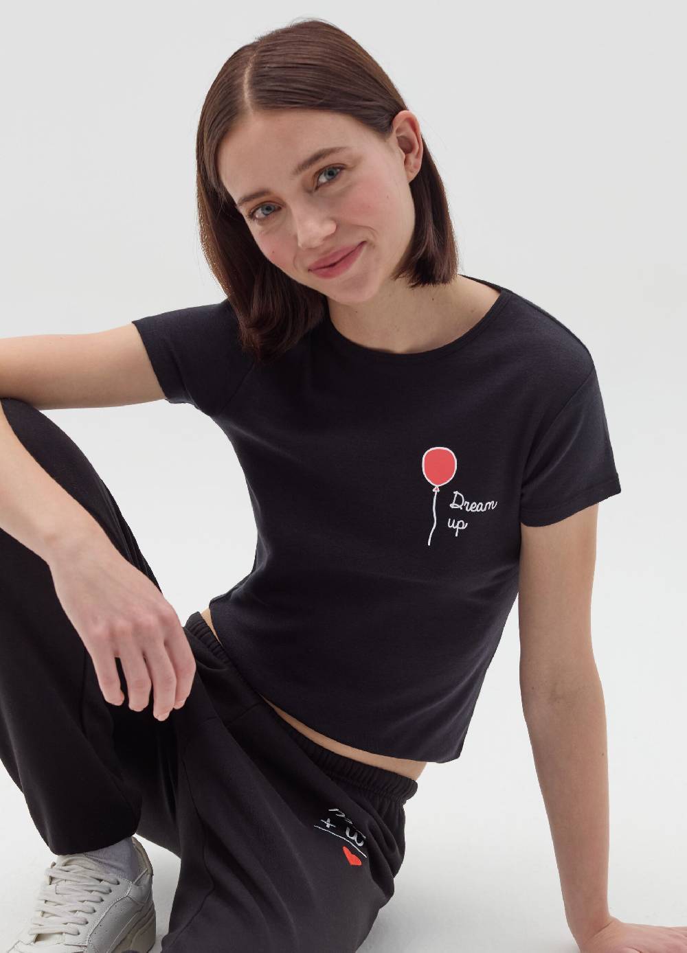 MILK+HERO T-shirt girocollo con stampa Promozione Limitata