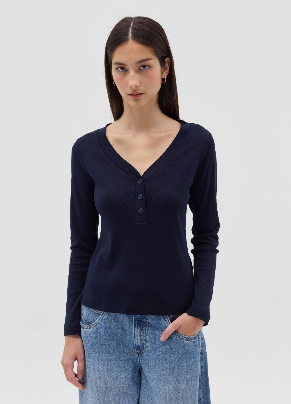 OVS T-shirt maniche lunghe scollo serafino Convenienza
