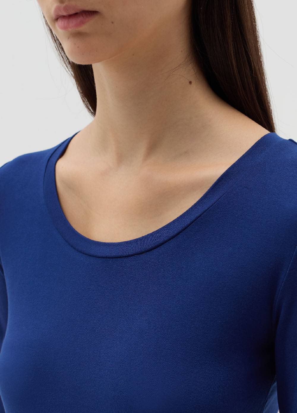 OVS T-shirt a maniche lunghe in viscosa stretch Novità
