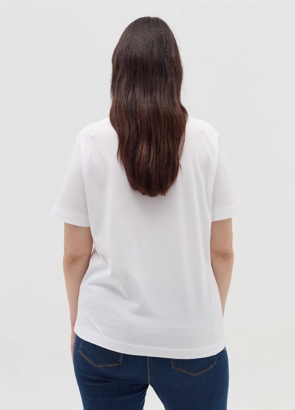 MYA T-shirt con ricamo lurex Curvy Presa
