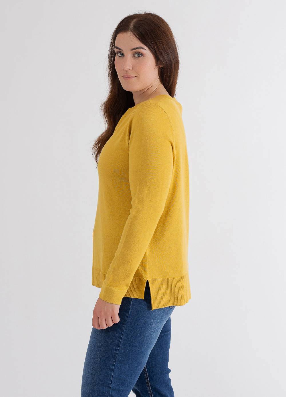 OCTOBER Maglia a maniche lunghe scollo a barca Curvy Online