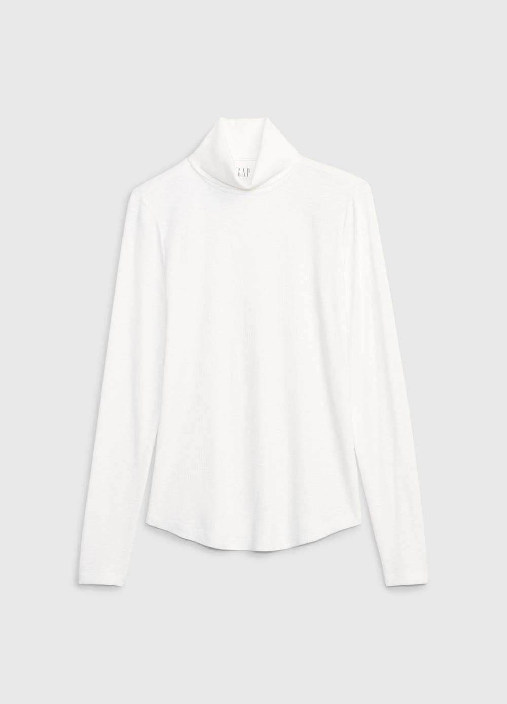 GAP T-shirt a costine sottili con collo alto Vendita Economica