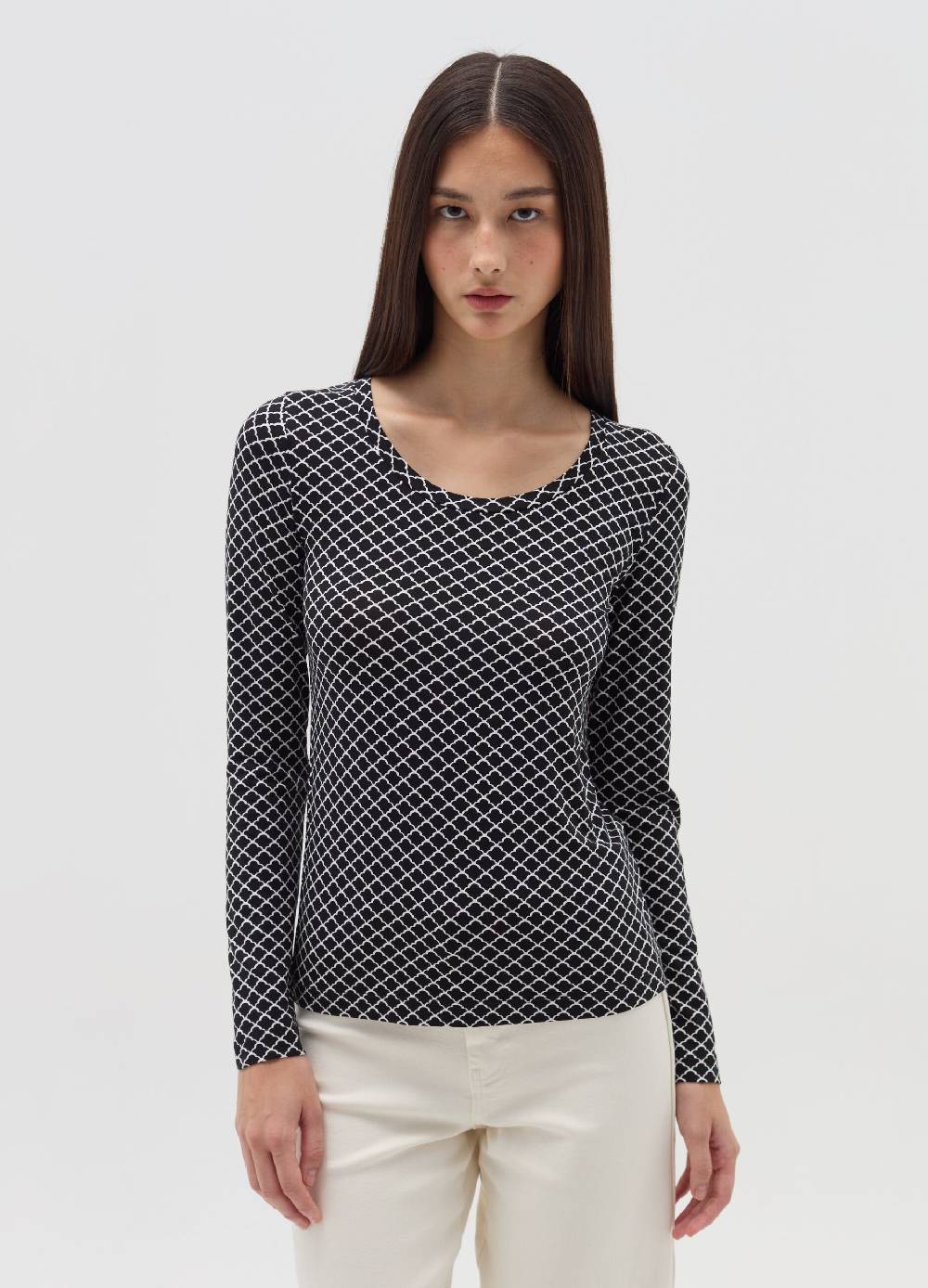 OVS T-shirt a maniche lunghe fantasia Moda