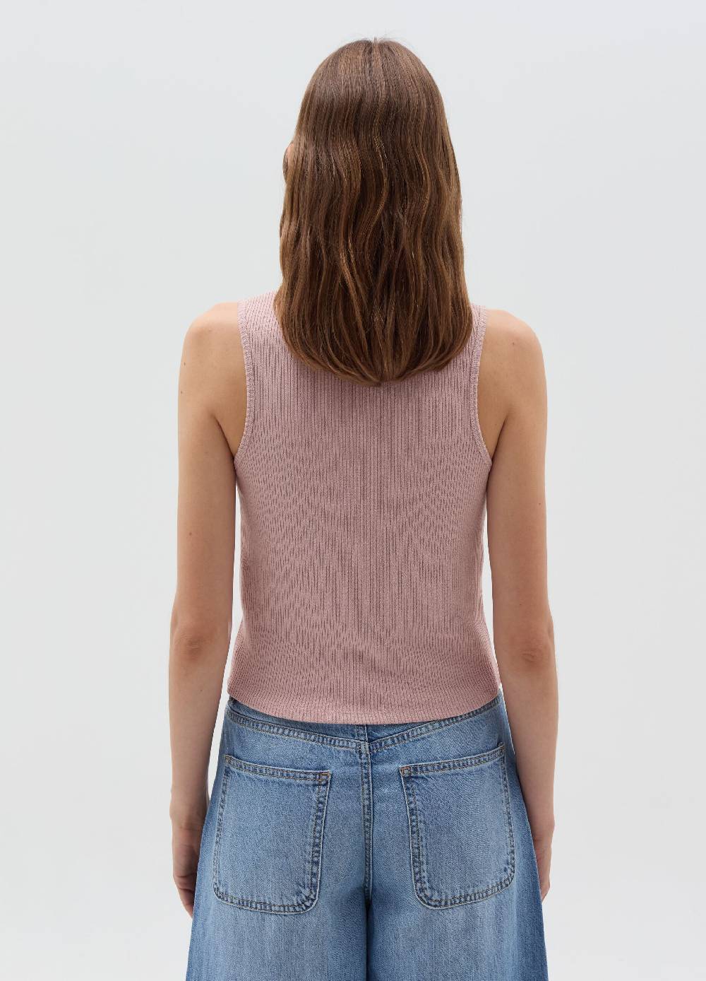 OVS Tank top scollo a V con bottoni In Linea