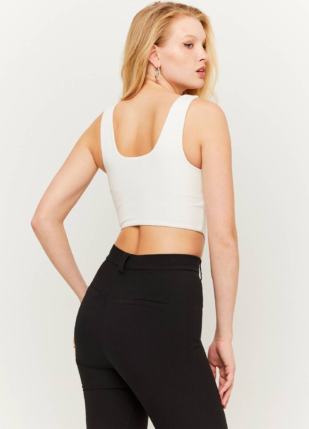 TALLY WEIJL Crop top a corsetto con lacci incrociati Acquista Ora