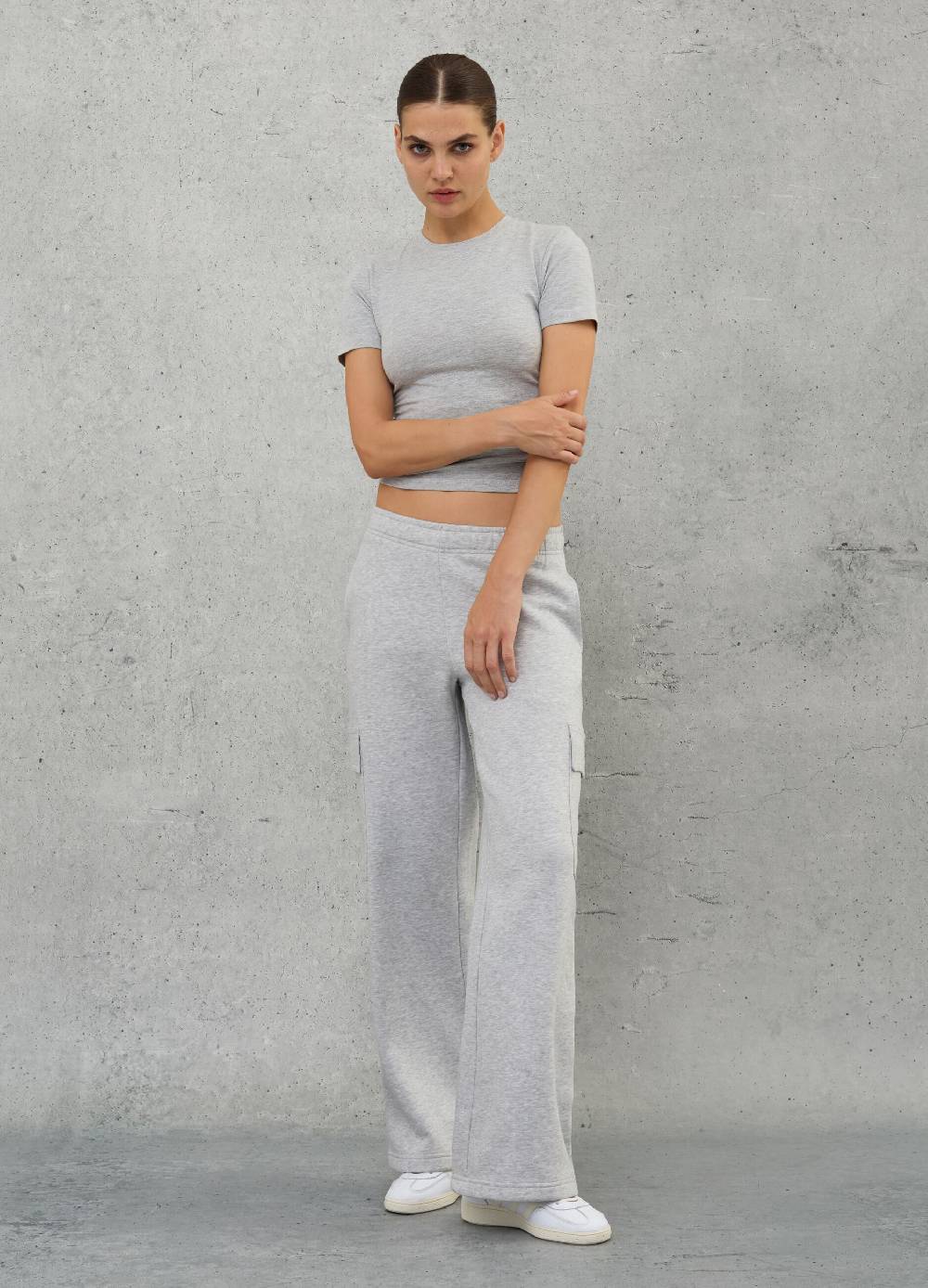 UTOPJA Perfect T-shirt Grey Melange Fino Al -60%