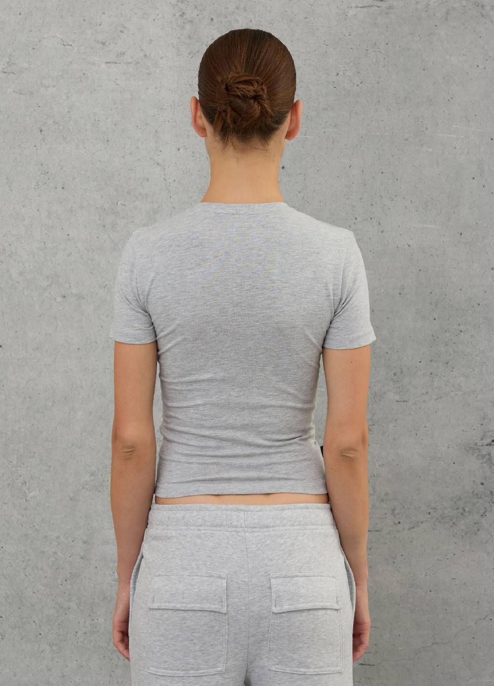 UTOPJA Perfect T-shirt Grey Melange Fino Al -60%