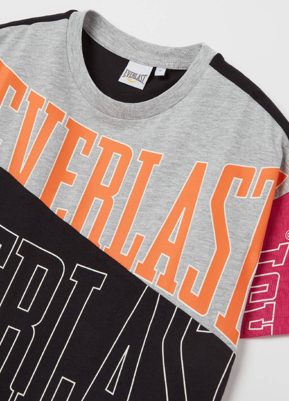 EVERLAST T-shirt color-block con stampa logo Sottocosto