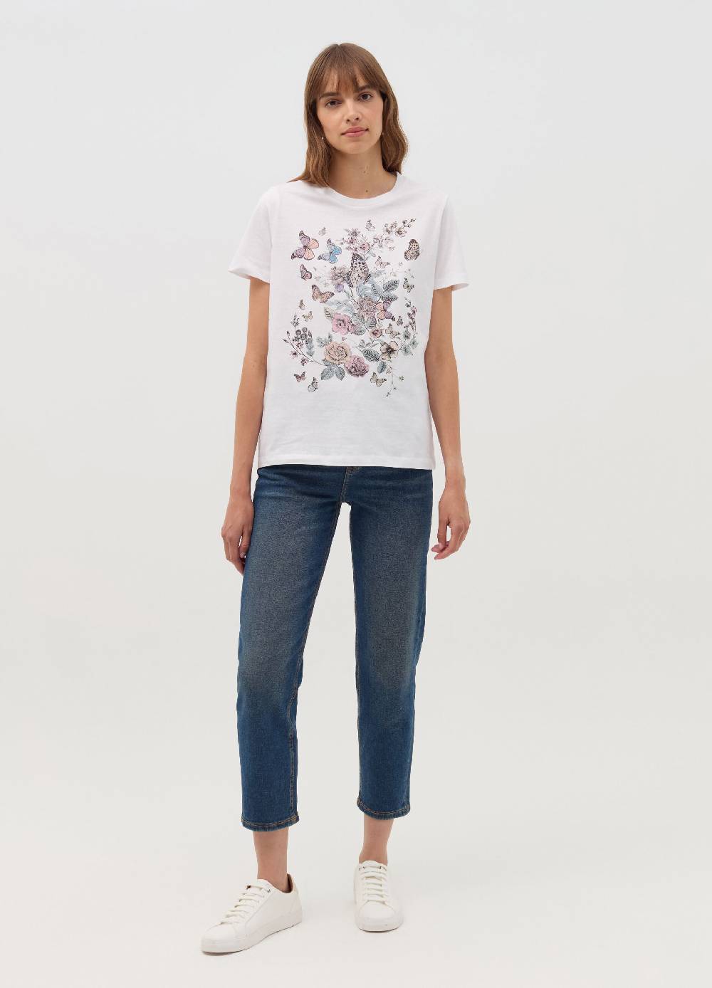 OVS T-shirt con stampa farfalle e fiori Fino al 65% di sconto