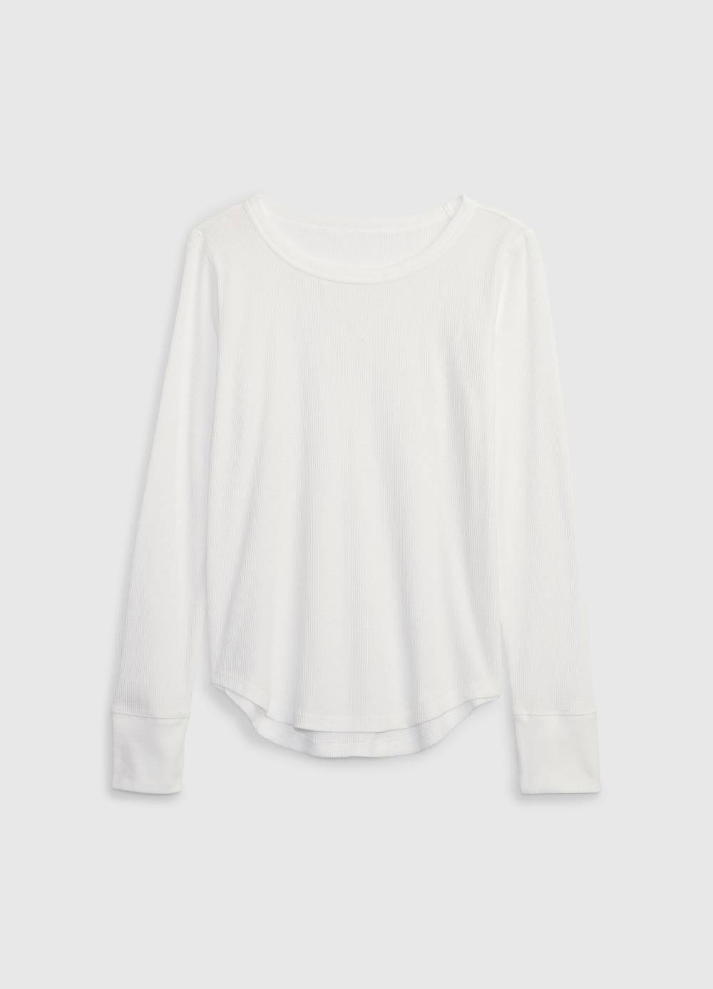 GAP T-shirt con micro trama waffle a maniche lunghe Vendita