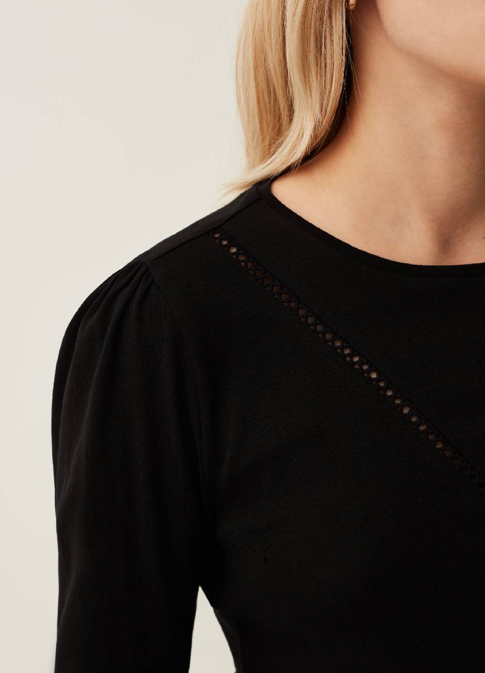 OVS T-shirt con dettaglio traforato Negozi Online