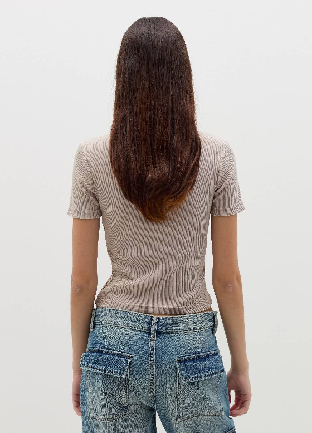 B. ANGEL T-shirt in cotone stretch a costine Shopping Online