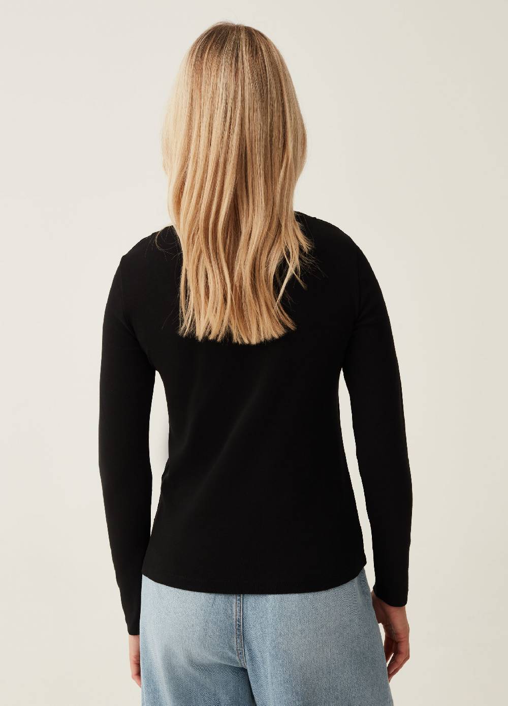 OVS T-shirt a maniche lunghe con scollo a cuore Economico