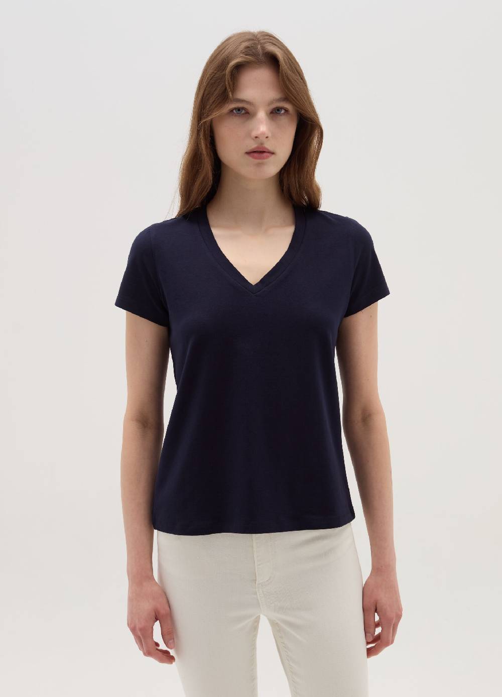 OVS T-shirt tinta unita con scollo a V Negozio