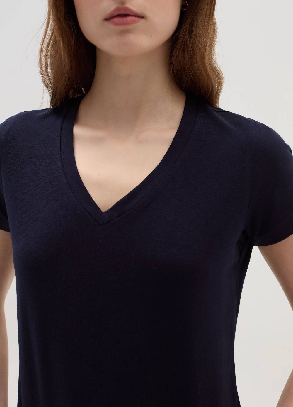 OVS T-shirt tinta unita con scollo a V Negozio