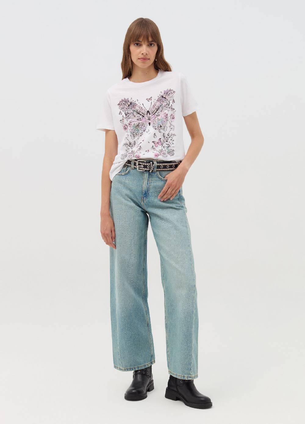 OVS T-shirt stampa farfalle e fiori Pezzi Unici