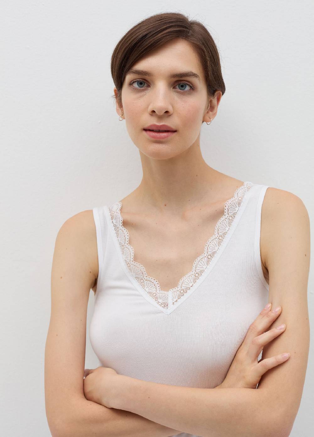 OVS Canotta in viscosa stretch con pizzo Fornitura limitata