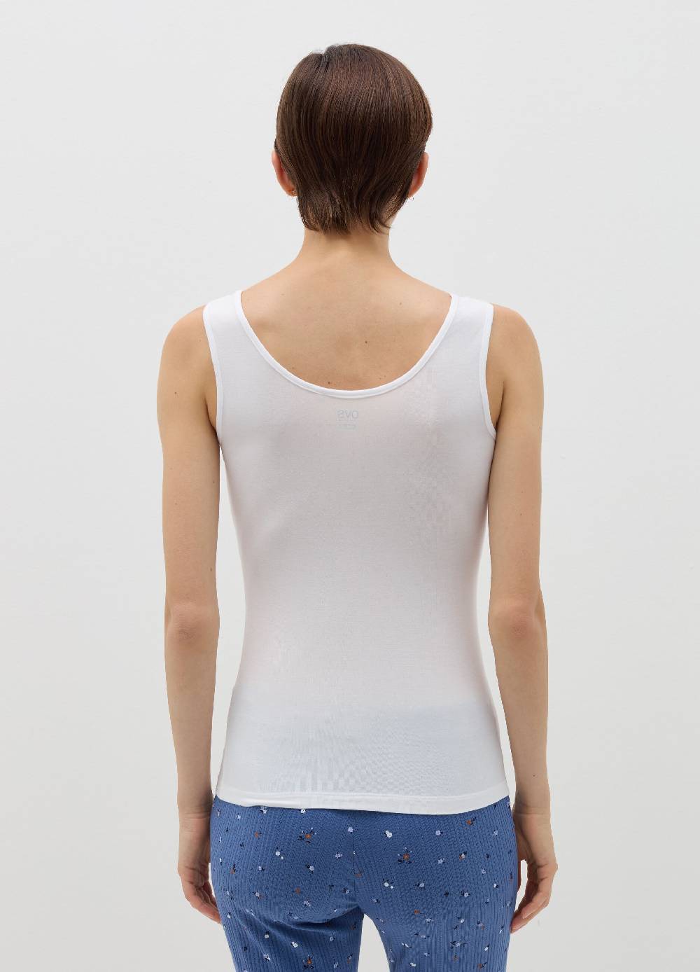OVS Canotta in viscosa stretch con pizzo Fornitura limitata