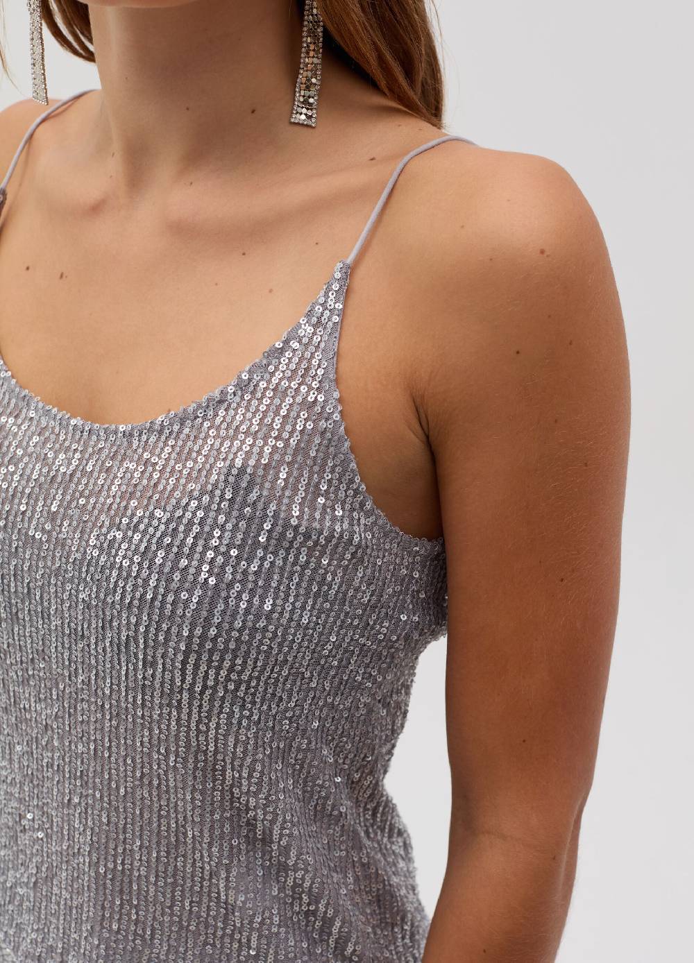 OVS Top con paillettes all-over Novità