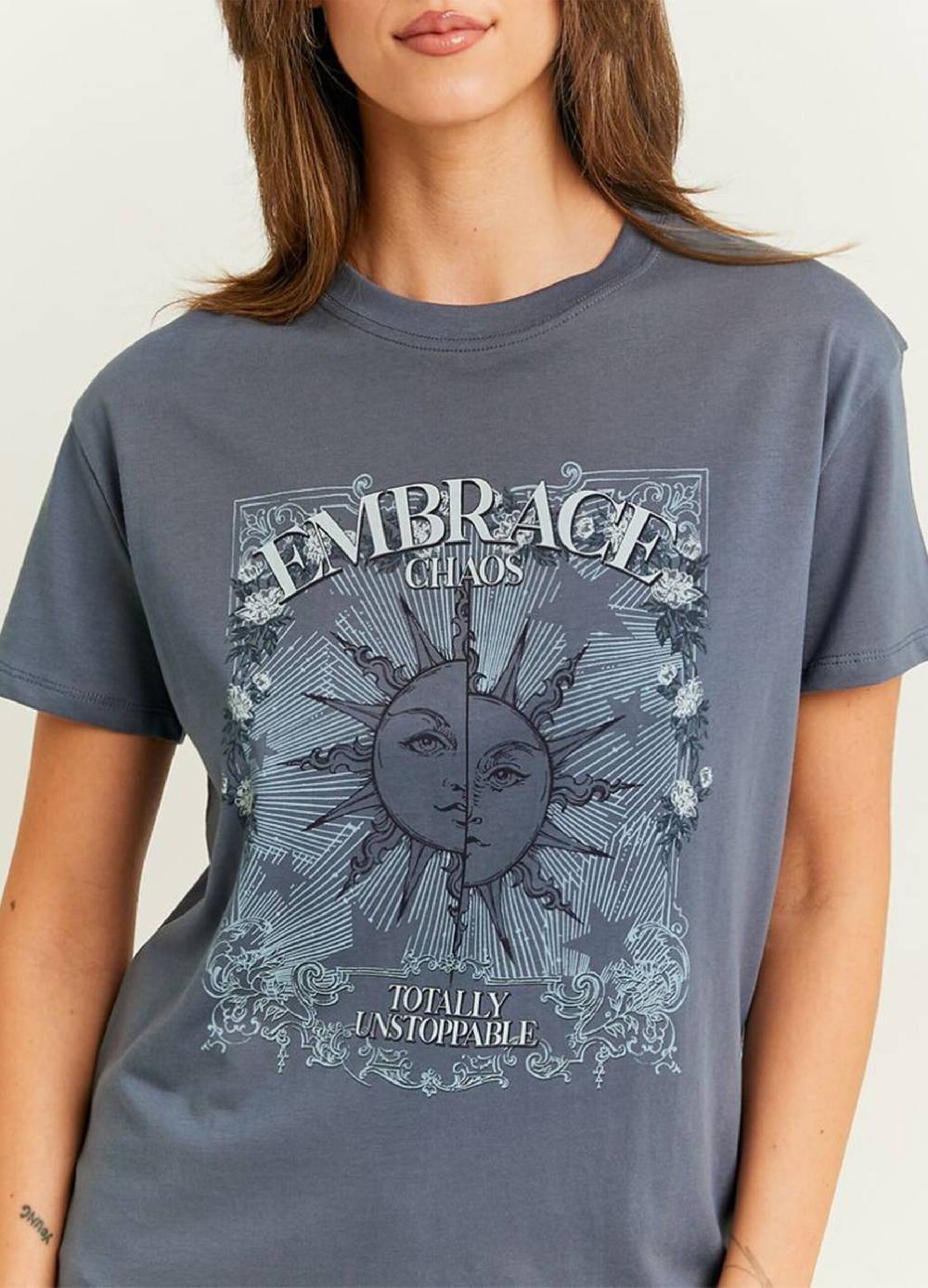 TALLY WEIJL T-shirt in cotone con stampa Outlet