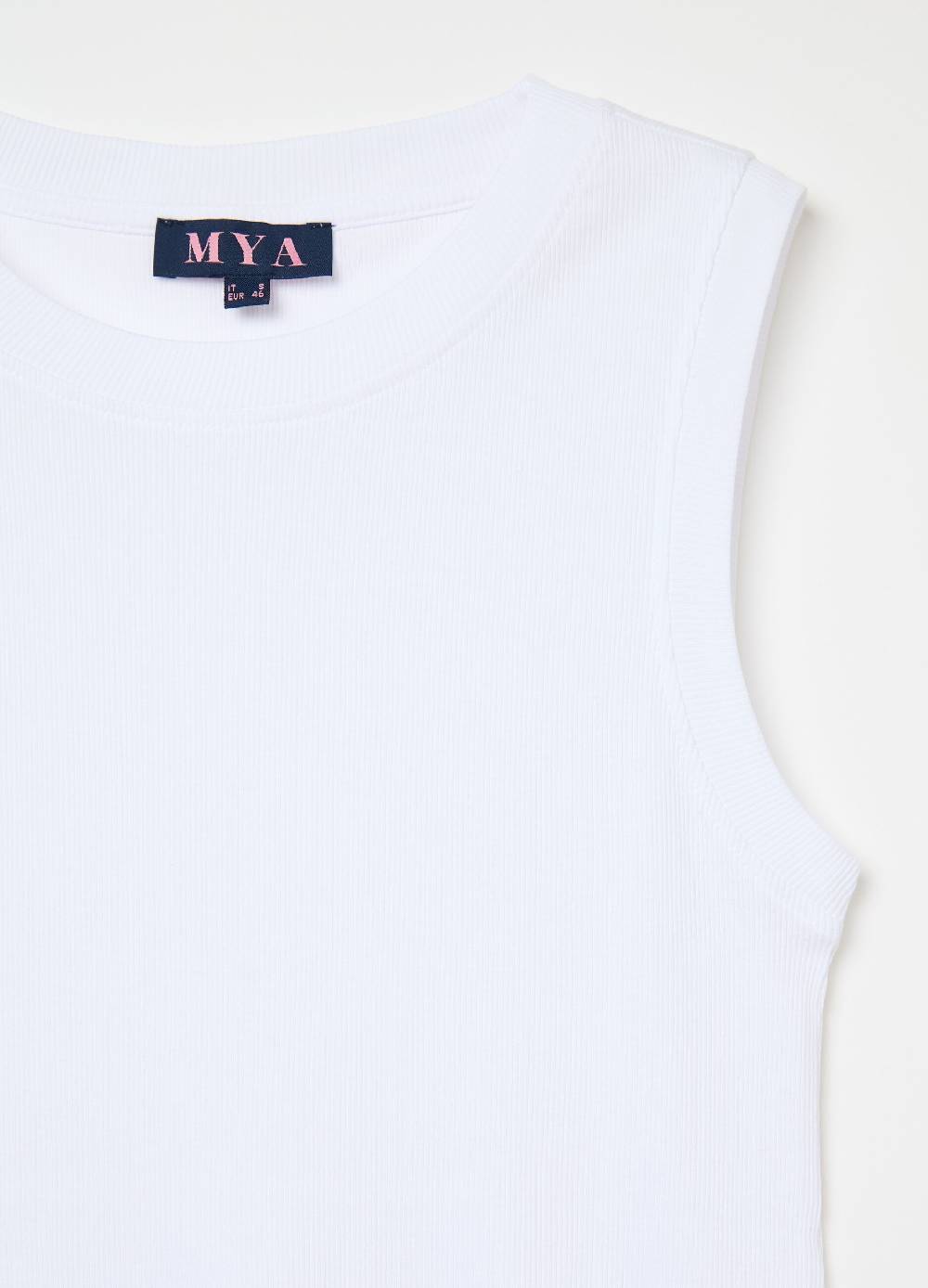 MYA Tank top a costine sottili Curvy Grandi sconti
