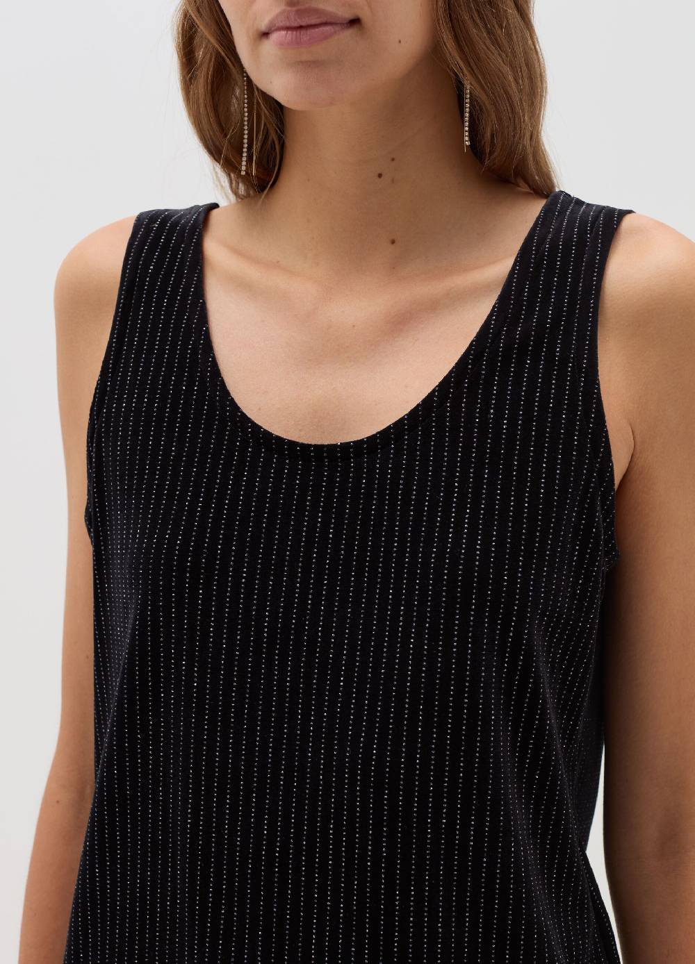 OVS Tank top in velluto con fil coupe in lurex Vendita Calda
