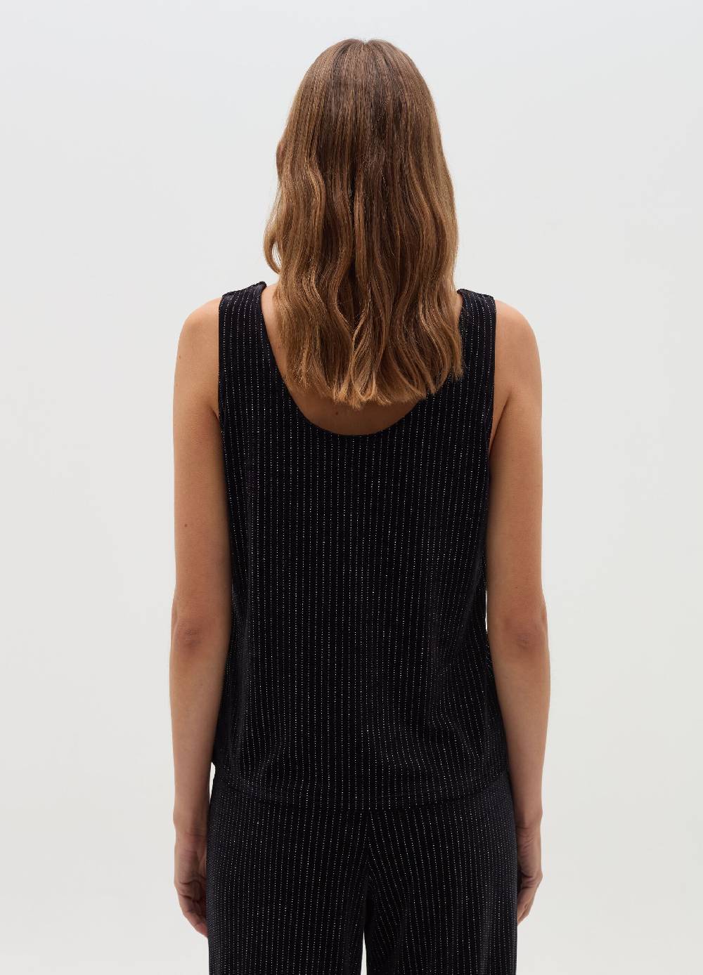 OVS Tank top in velluto con fil coupe in lurex Vendita Calda